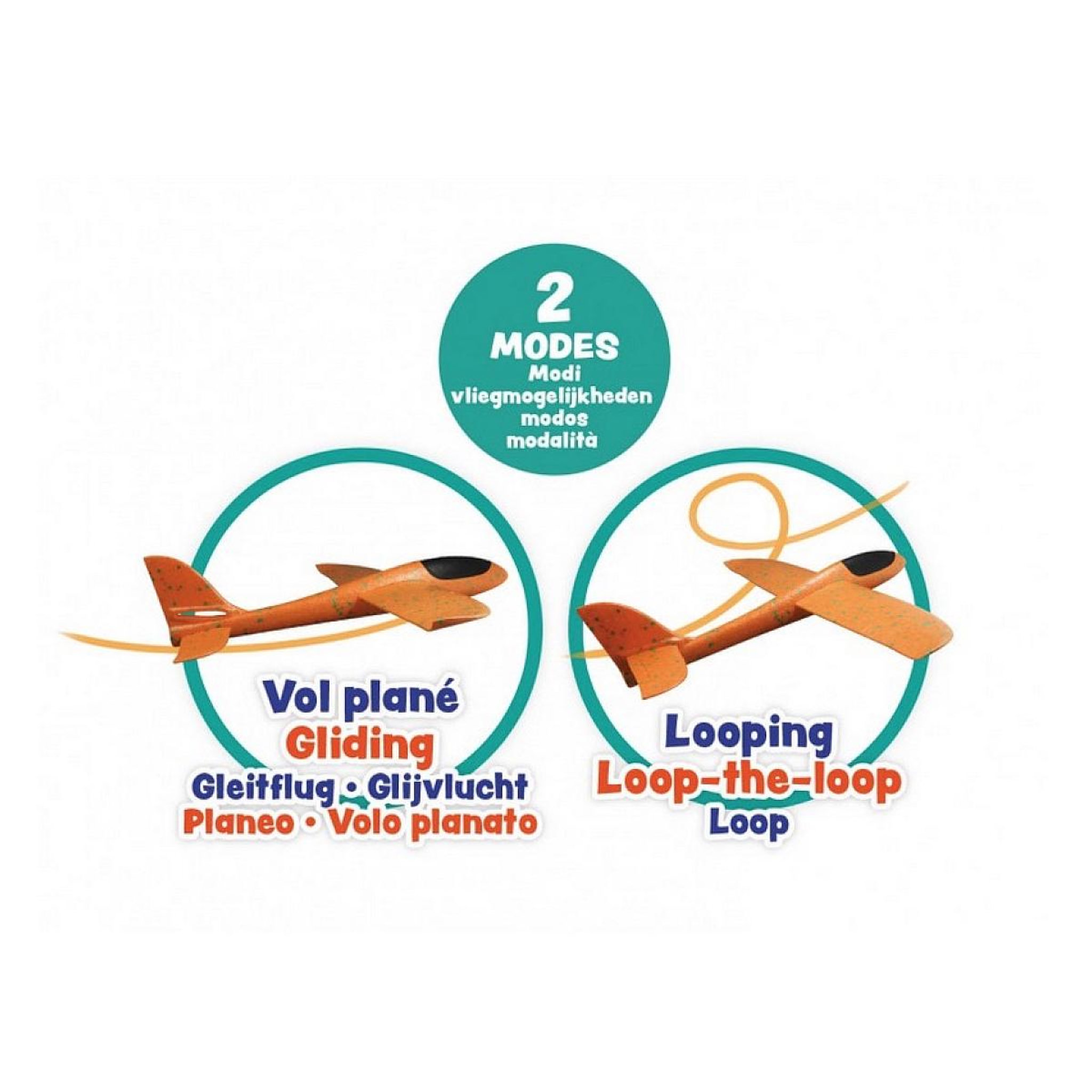 Voir la diapositive 4 : BUKI Planeur pour looping 48 cm