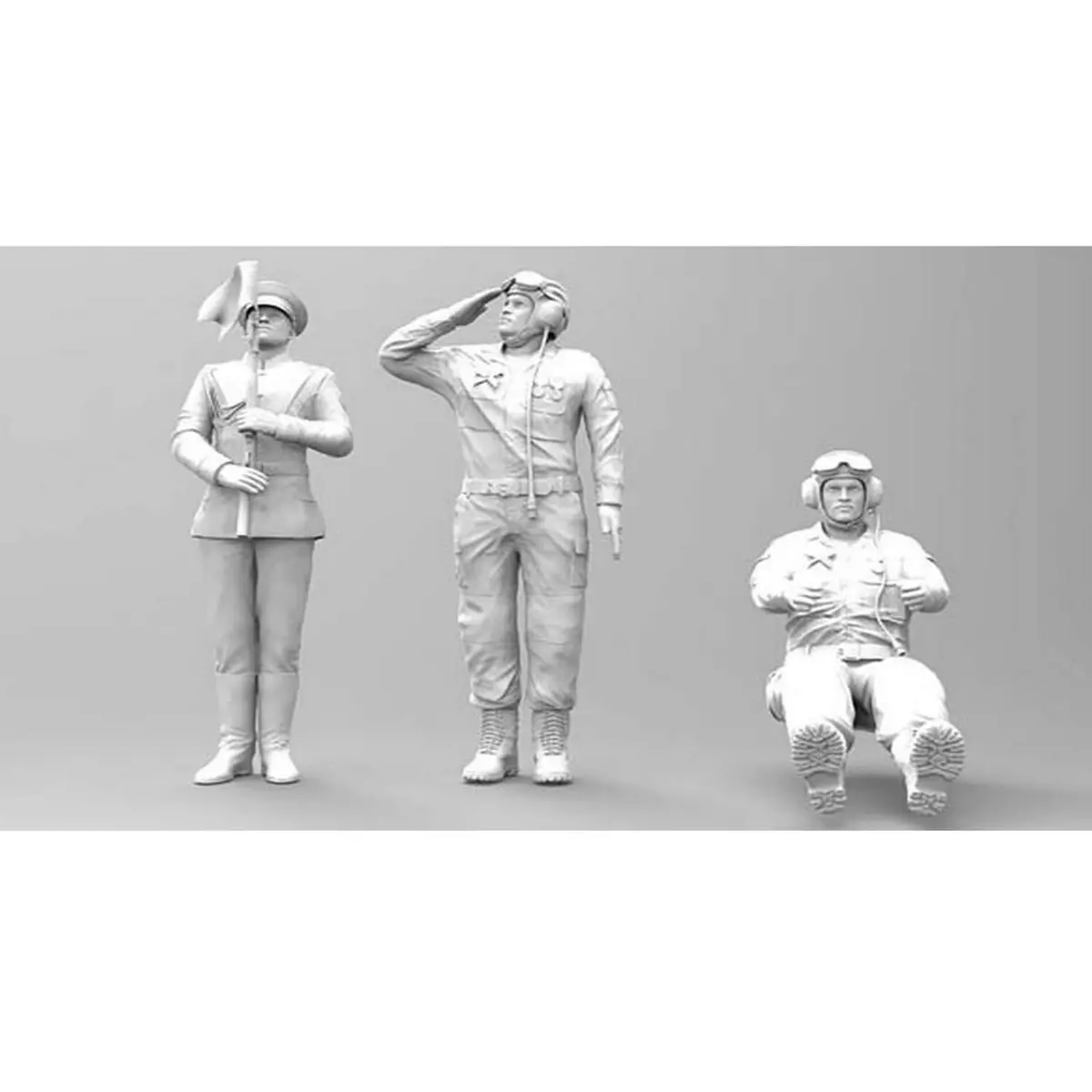 Zvezda Figurines Equipage Char Russe Parade