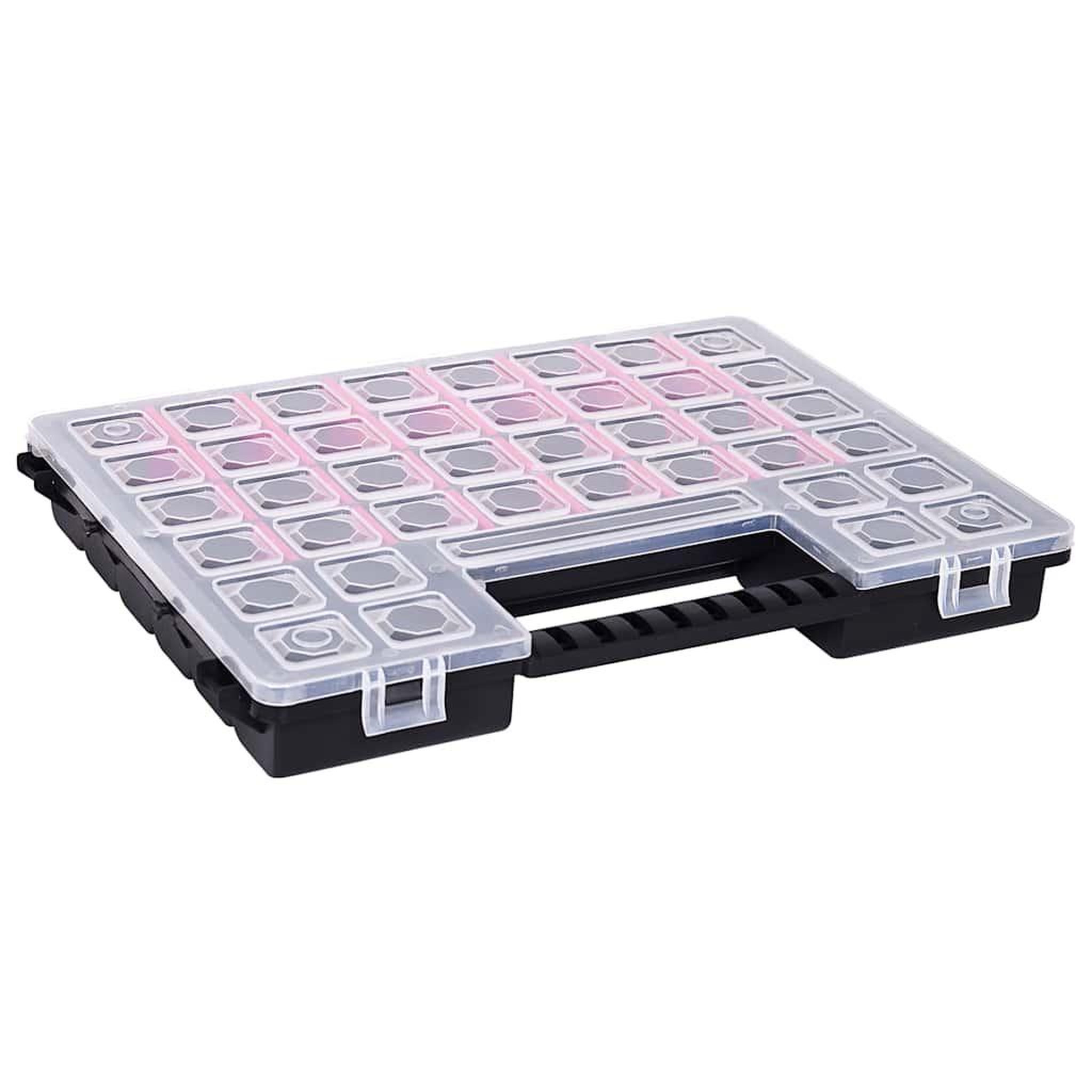 Voir la diapositive 2 : VIDAXL Boîtes d'assortiment 5 pcs 385x283x50 mm Plastique