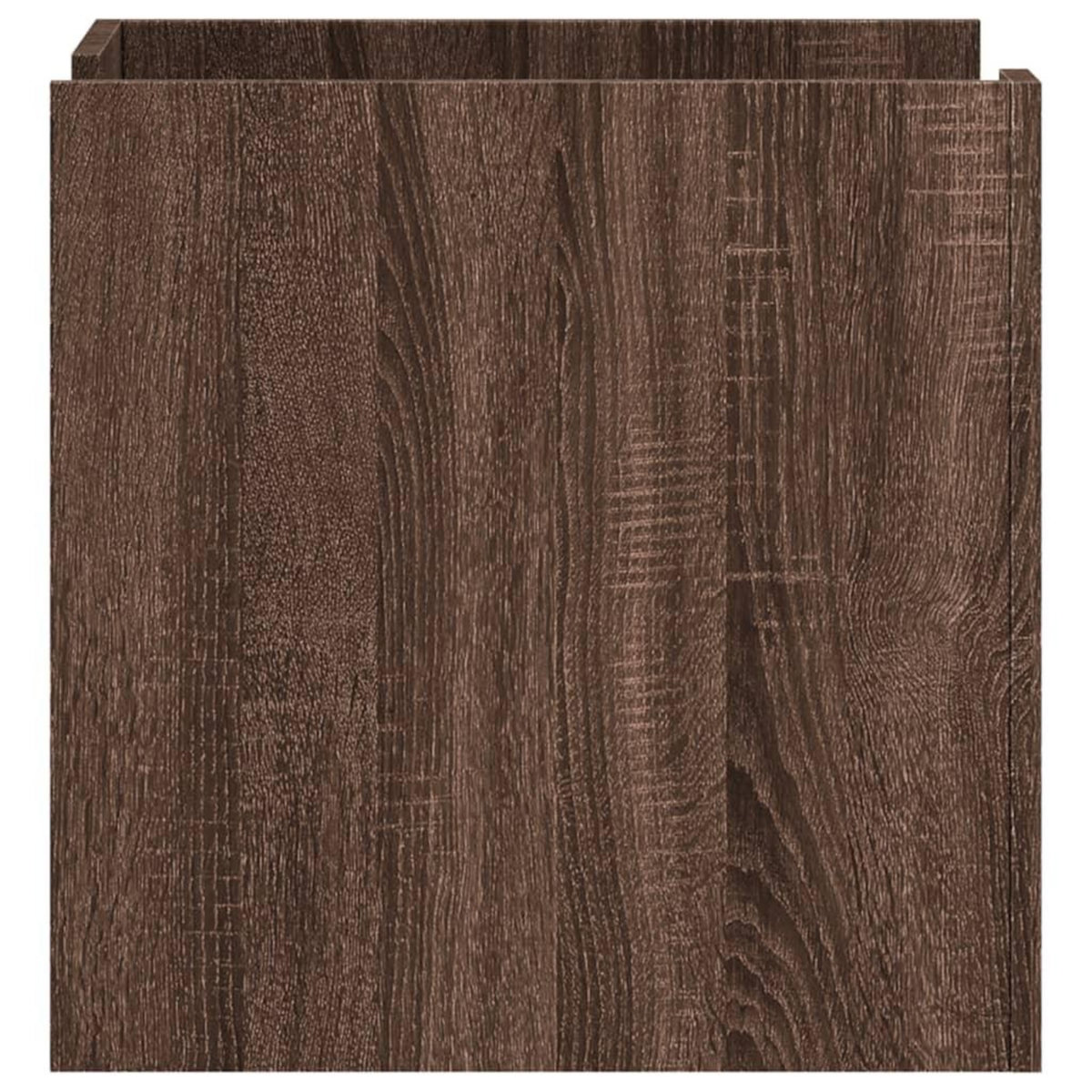 VIDAXL Table de chevet chene marron 45x50x50 cm bois d'ingenierie