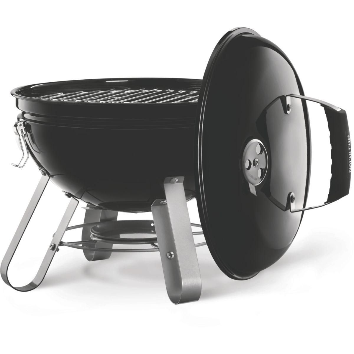 NAPOLEON Barbecue charbon Kettle Premium nomade noir à poser 37 cm