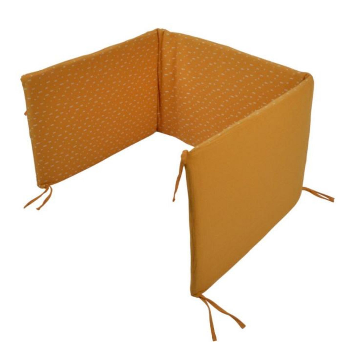 Paris Prix Tour de Lit Bébé  Coton  40x180cm Moutarde