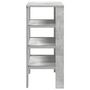 Voir la diapositive 5 : VIDAXL Etagere a chaussures gris beton 61x32x70 cm bois d'ingenierie