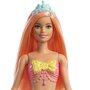 BARBIE Dreamtopia Poupée Sirène - Barbie cheveux corail