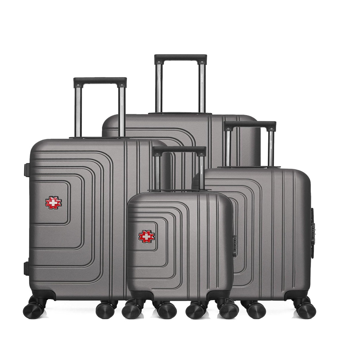 SWISS KOPPER SWISS KOPPER - Lot de 4 - Valises grand format, weekend, cabine, cabine XXS RUTI