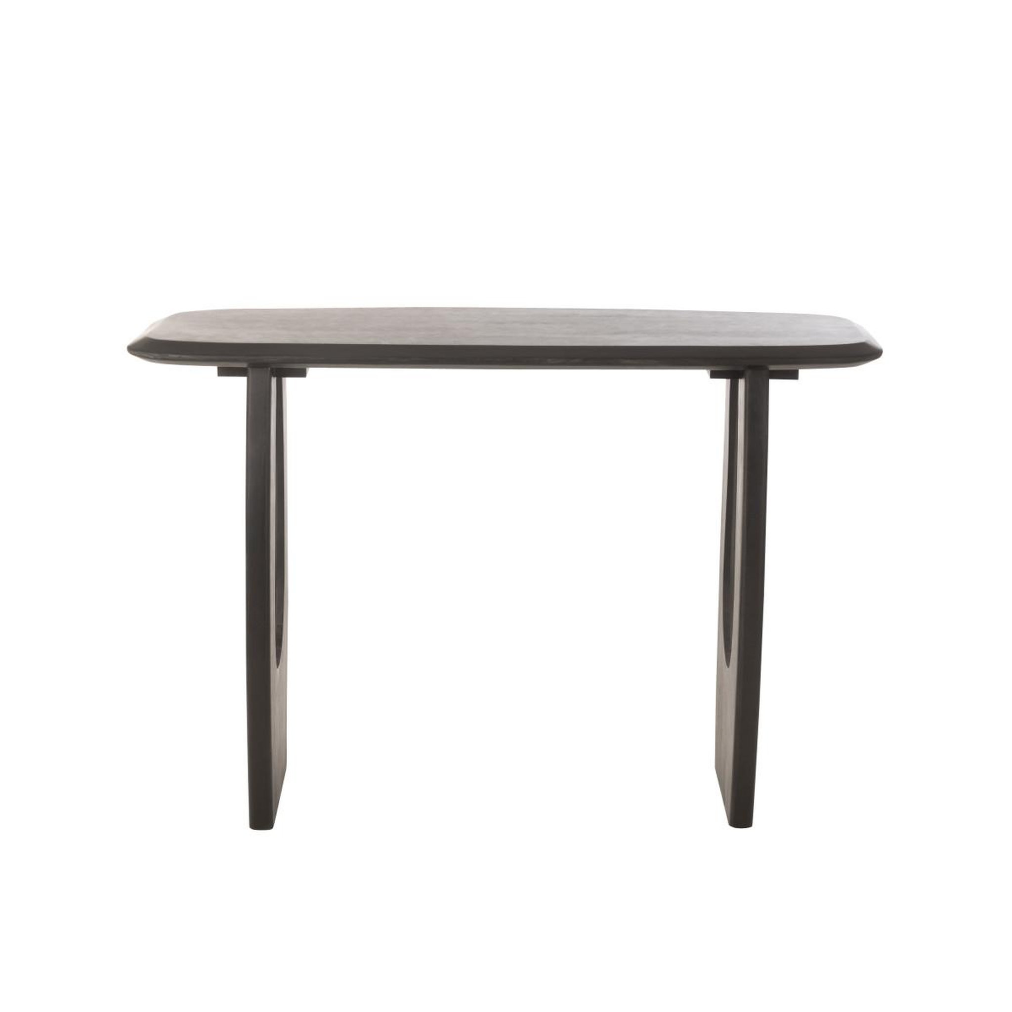 Voir la diapositive 2 : J-LINE Console design en bois  cave  120cm noir