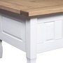 Voir la diapositive 5 : VIDAXL Table basse Pin mexicain Gamme  Blanc 100x55x44 cm