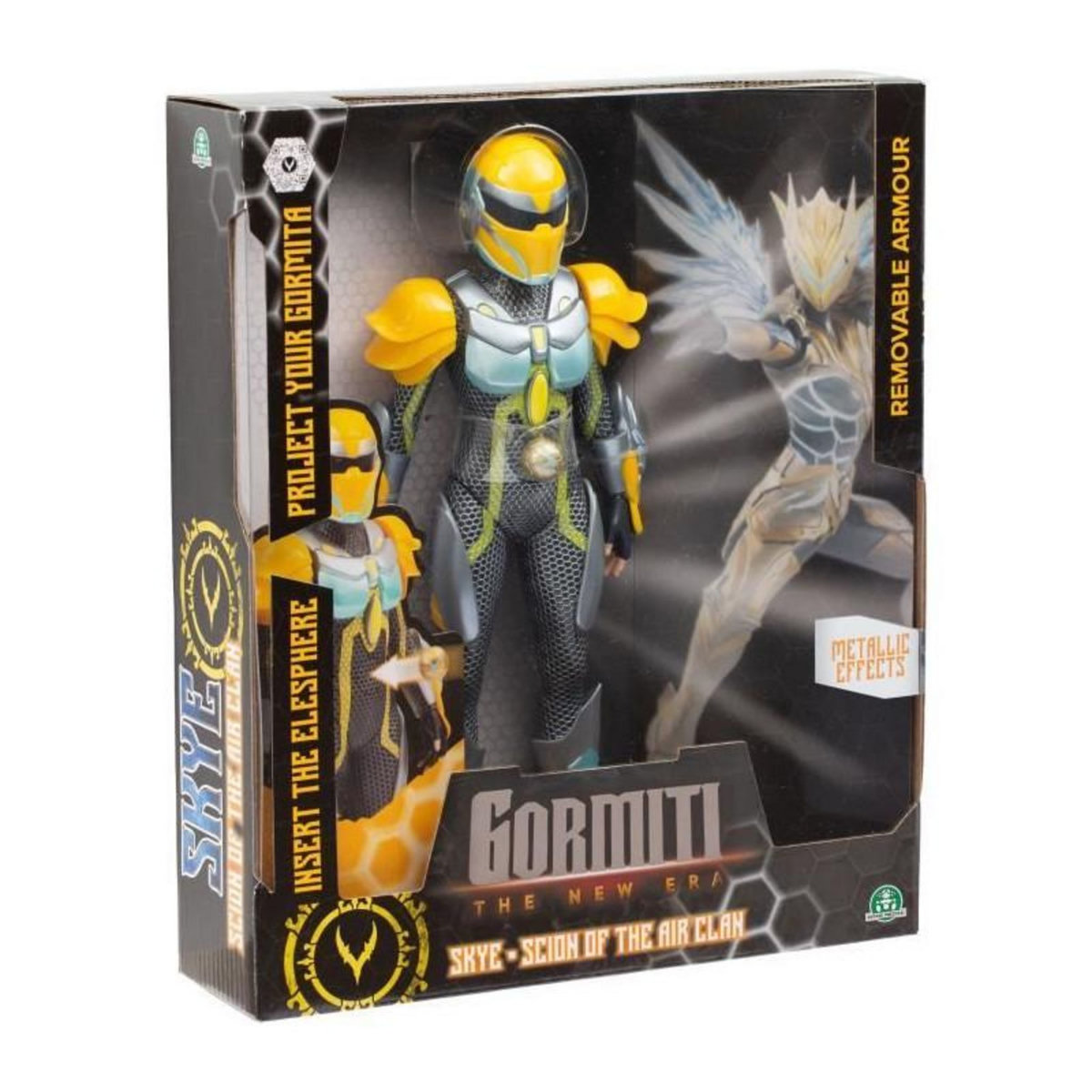 Figurine articulée - GORMITI - Scion avec projecteur Air - Skye - 27 cm - a partir de 4 ans - GRV052