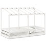 Voir la diapositive 2 : VIDAXL Lit pour enfants sans matelas blanc 100x200 cm bois pin massif