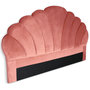 Voir la diapositive 2 : Paris Prix Tête de Lit en Velours  Shelly  180cm Rose