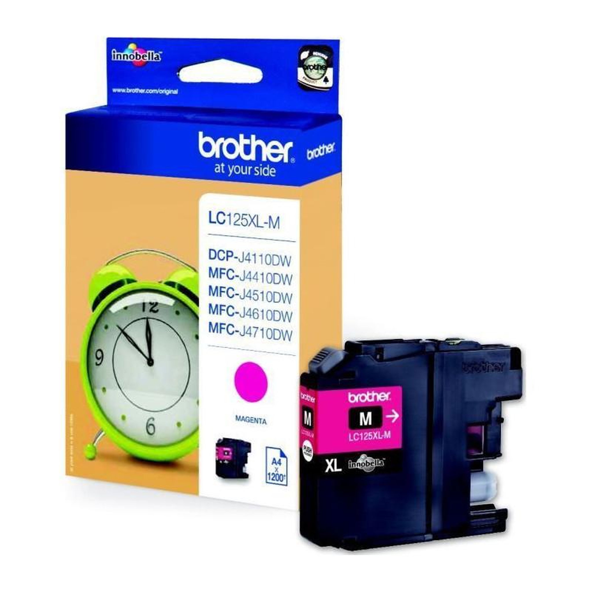 Brother Brother LC125XLM Cartouche dencre Magenta