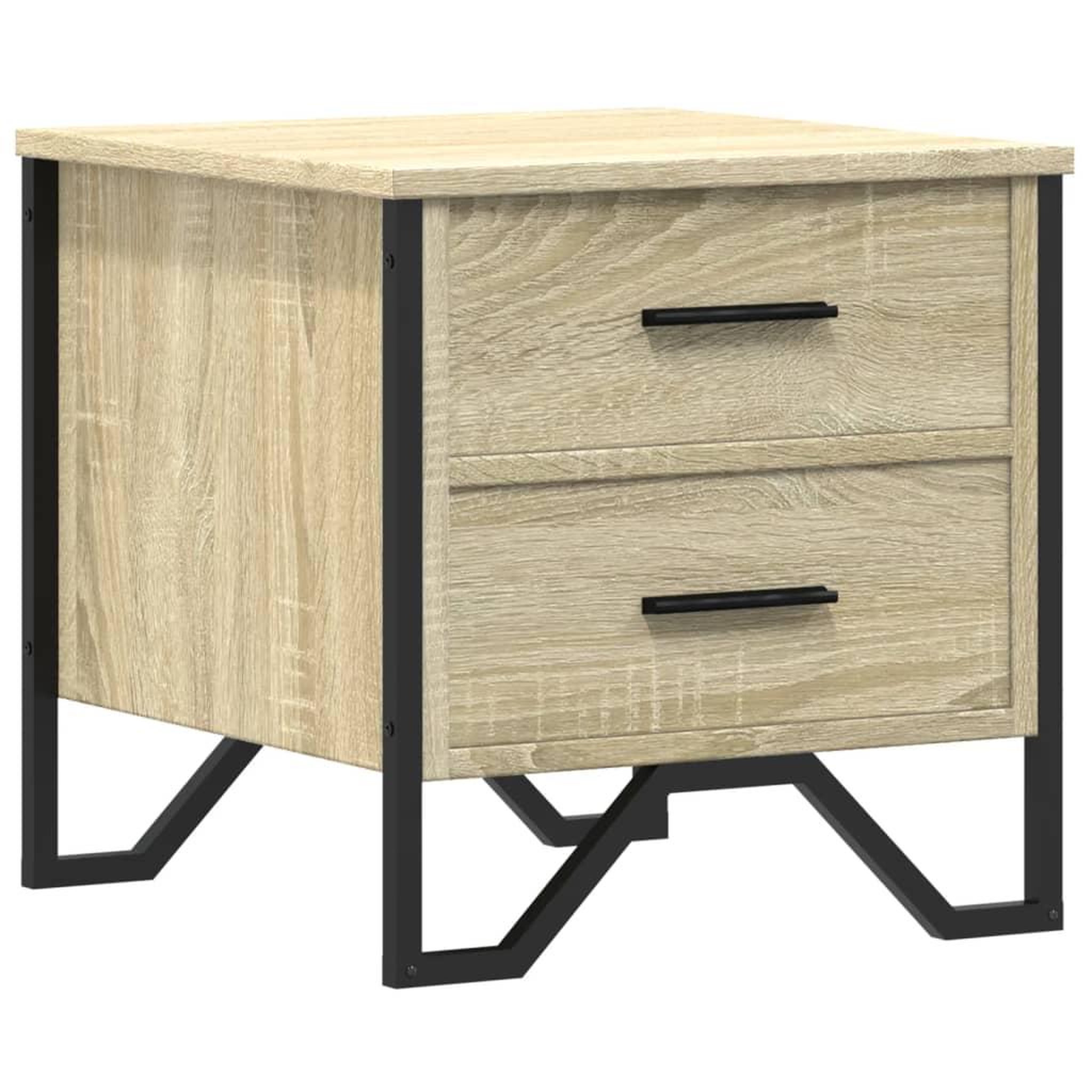 Voir la diapositive 2 : VIDAXL Table de chevet chene sonoma 40x41x40 cm bois d'ingenierie