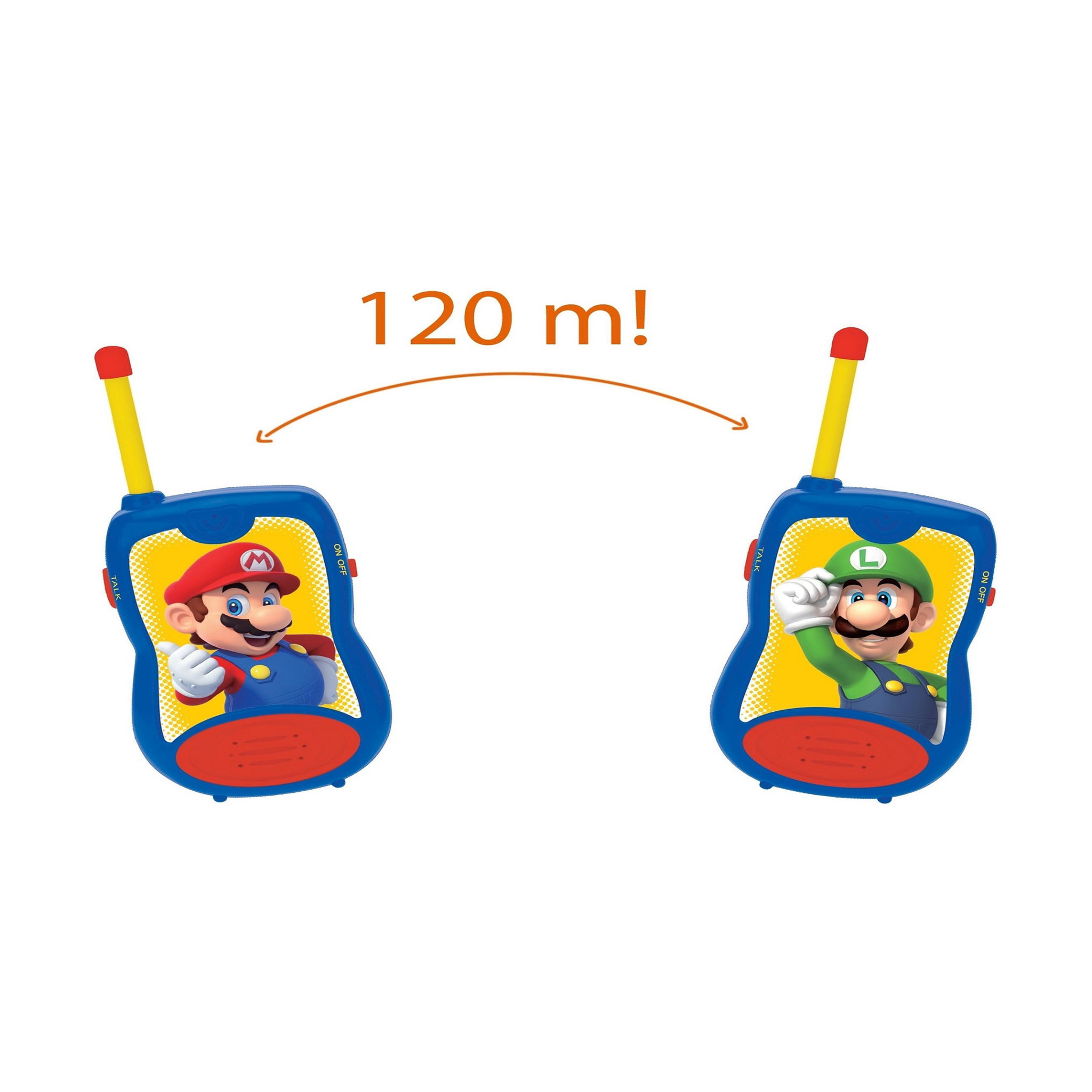 Voir la diapositive 2 : Lexibook Talkies-Walkies Super Mario portée 200m