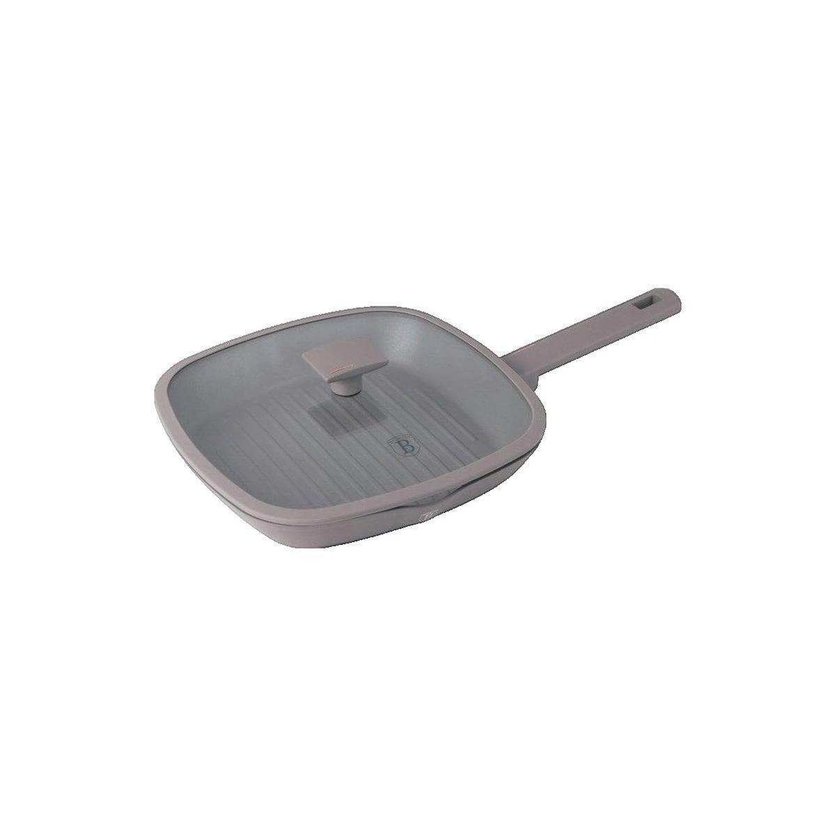 BERLINGER HAUS Poêle à griller Berlinger Haus Taupe 28 cm en aluminium forgé avec revêtement antiadhésif triple TitanPro