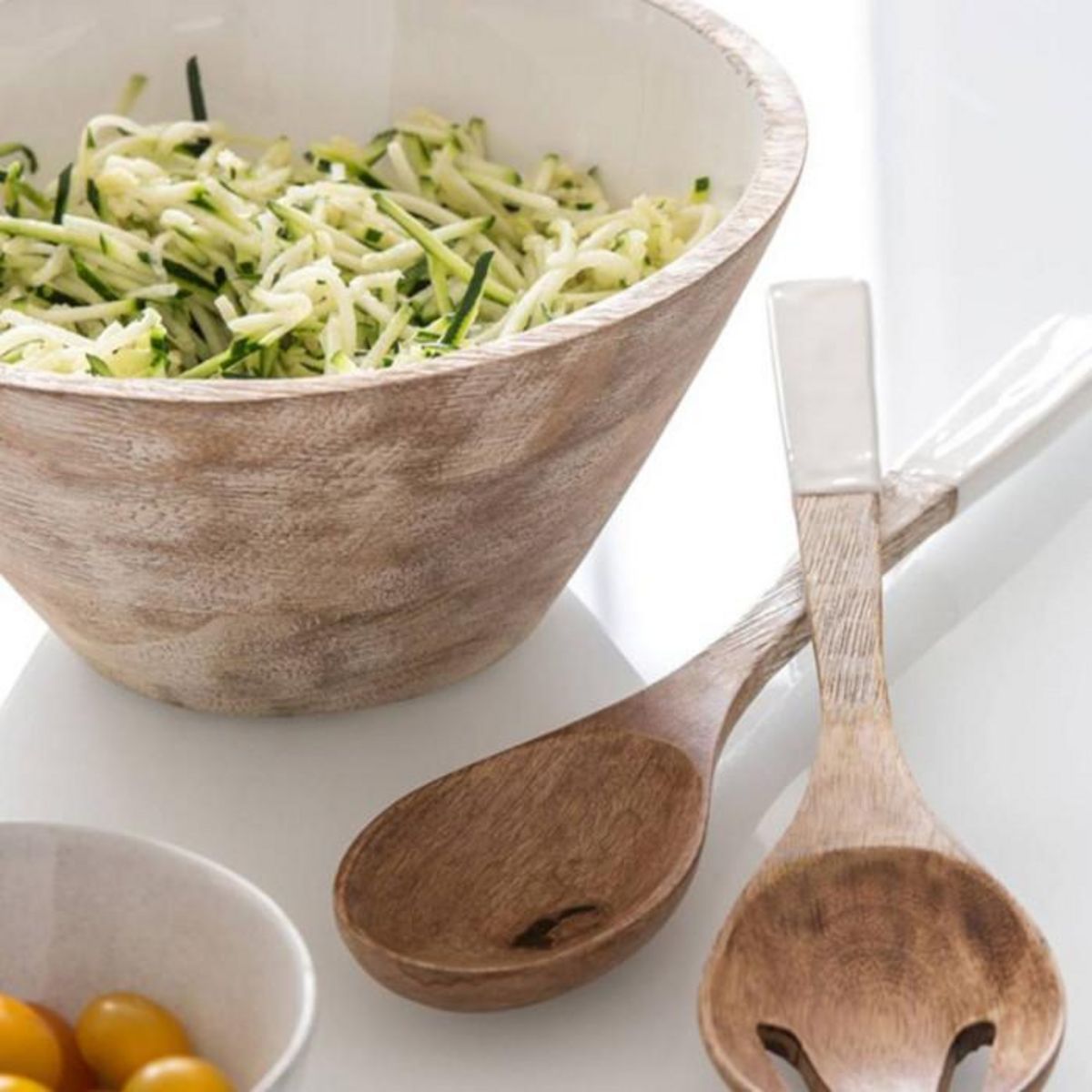 Paris Prix Saladier Déco en Bois  Manguier  23cm Naturel