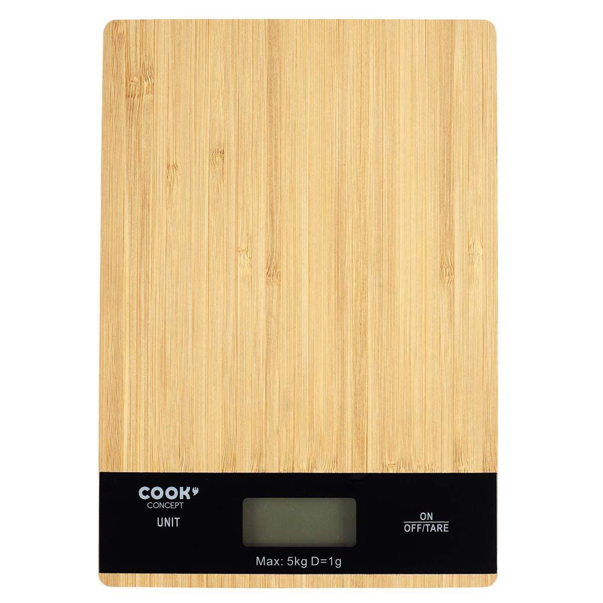COOK CONCEPT Balance de cuisine  bambou  20cm marron
