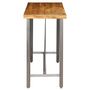 Voir la diapositive 4 : VIDAXL Table de bar Teck recycle massif 120x58x106 cm