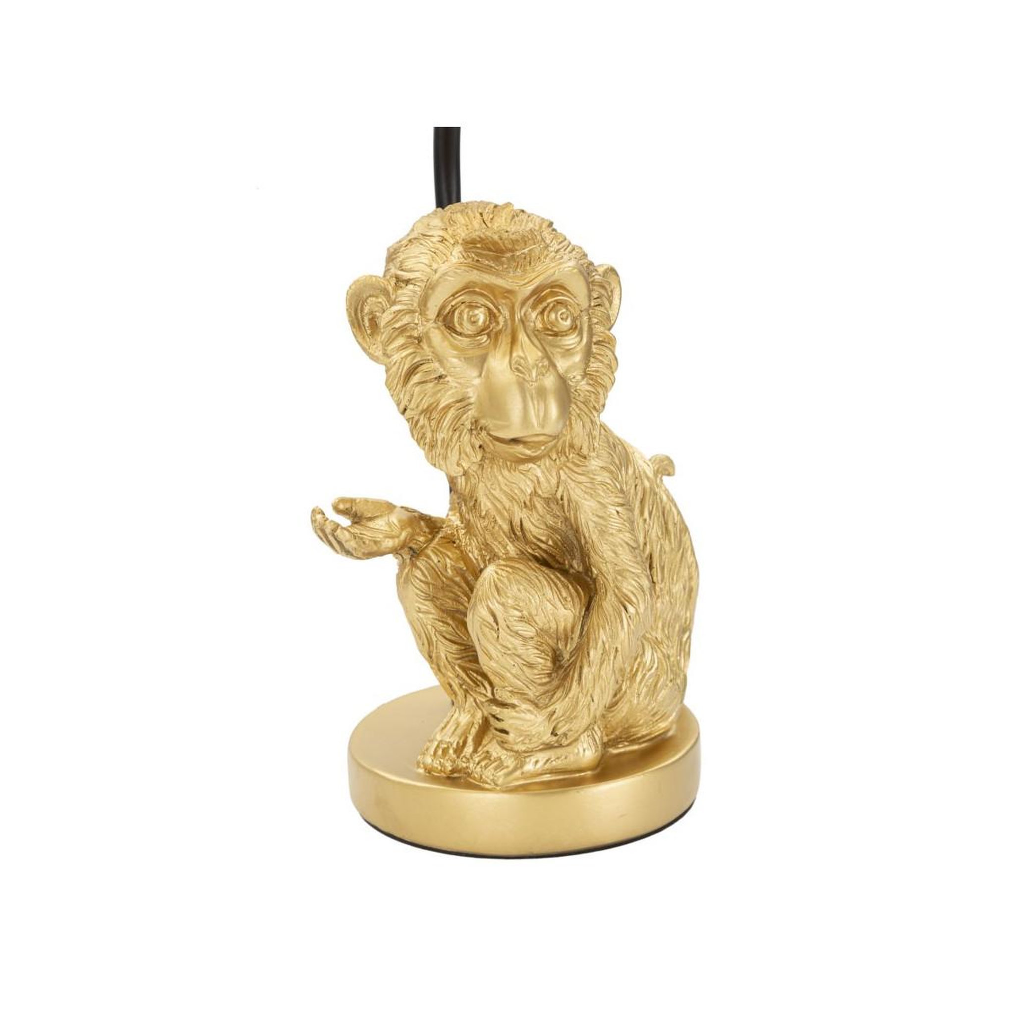 Voir la diapositive 2 : Paris Prix Lampe à poser design  monkey  51cm or & noir