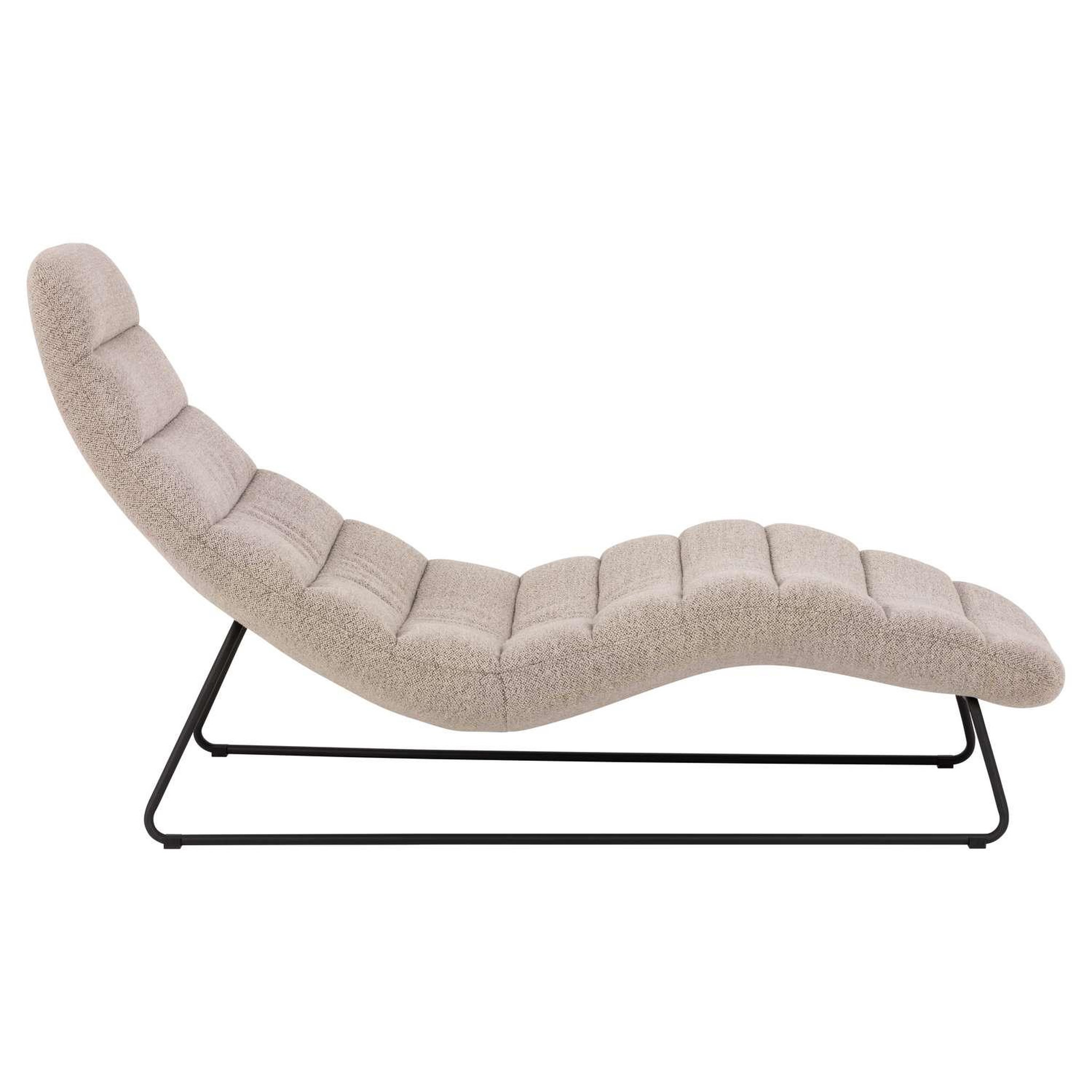 Voir la diapositive 3 : TOILINUX Fauteuil relax chaplin - beige