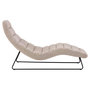 Voir la diapositive 3 : TOILINUX Fauteuil relax Chaplin - Beige