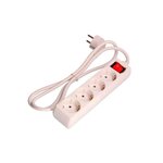 EDM Bloc EDM - 4 prises avec interrupteur - 16A - 3m - 41044