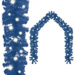VIDAXL Guirlande de Noël avec lumieres LED 20 m Bleu