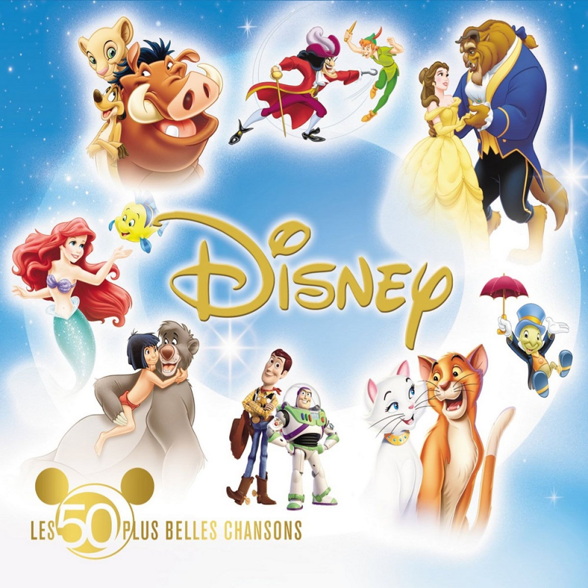 DISNEY DISNEY 50 PLUS BELLES 3CD CHANSONS