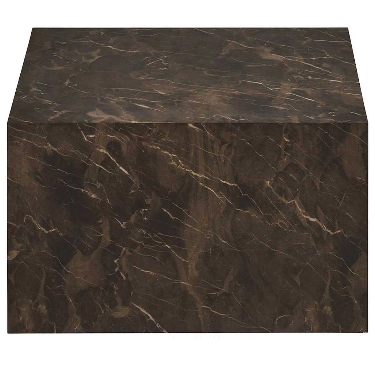 LISA DESIGN Pula - table basse - effet marbre - 80 cm