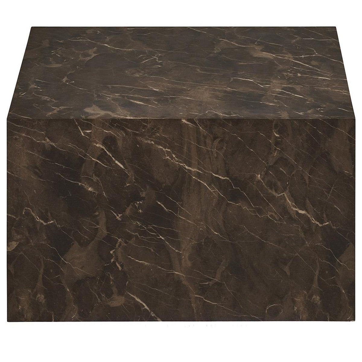 LISA DESIGN Pula - table basse - effet marbre - 80 cm