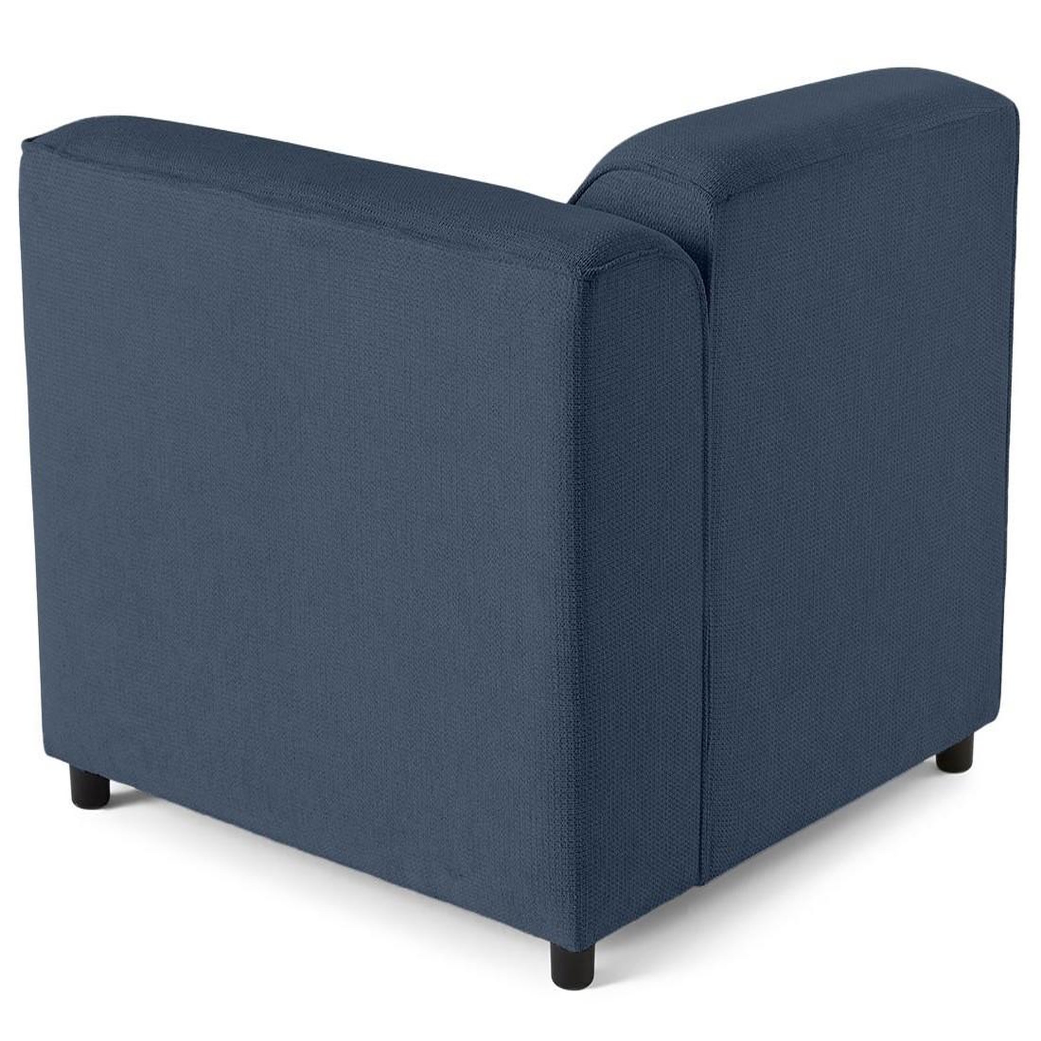 Voir la diapositive 5 : LISA DESIGN Suaro - module d'assise d'angle droit en tissu texturé