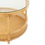 Voir la diapositive 3 : Paris Prix Table Basse en Rotin  Jovelyne  70cm Naturel