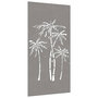 Voir la diapositive 3 : VIDAXL Decoration murale jardin 105x55 cm acier corten design palmier