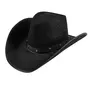 Boland Chapeau Cowboy Wichita noir - Adulte