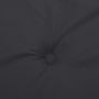 Voir la diapositive 5 : VIDAXL Coussin de banc de jardin noir 180x50x3 cm tissu oxford