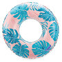 Voir la diapositive 4 : FUNSICLE Bouée Funsicle bleue et rose pour piscine  79x22cm