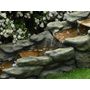 Voir la diapositive 2 : Ubbink Fontaine de jardin Brembo allongée rochers et pierres, avec éclairage LED - Ubbink