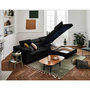 Voir la diapositive 3 : LISA DESIGN Olinda - canapé d'angle droit - 5 places - convertible avec coffre et têtières réglables - en tissu