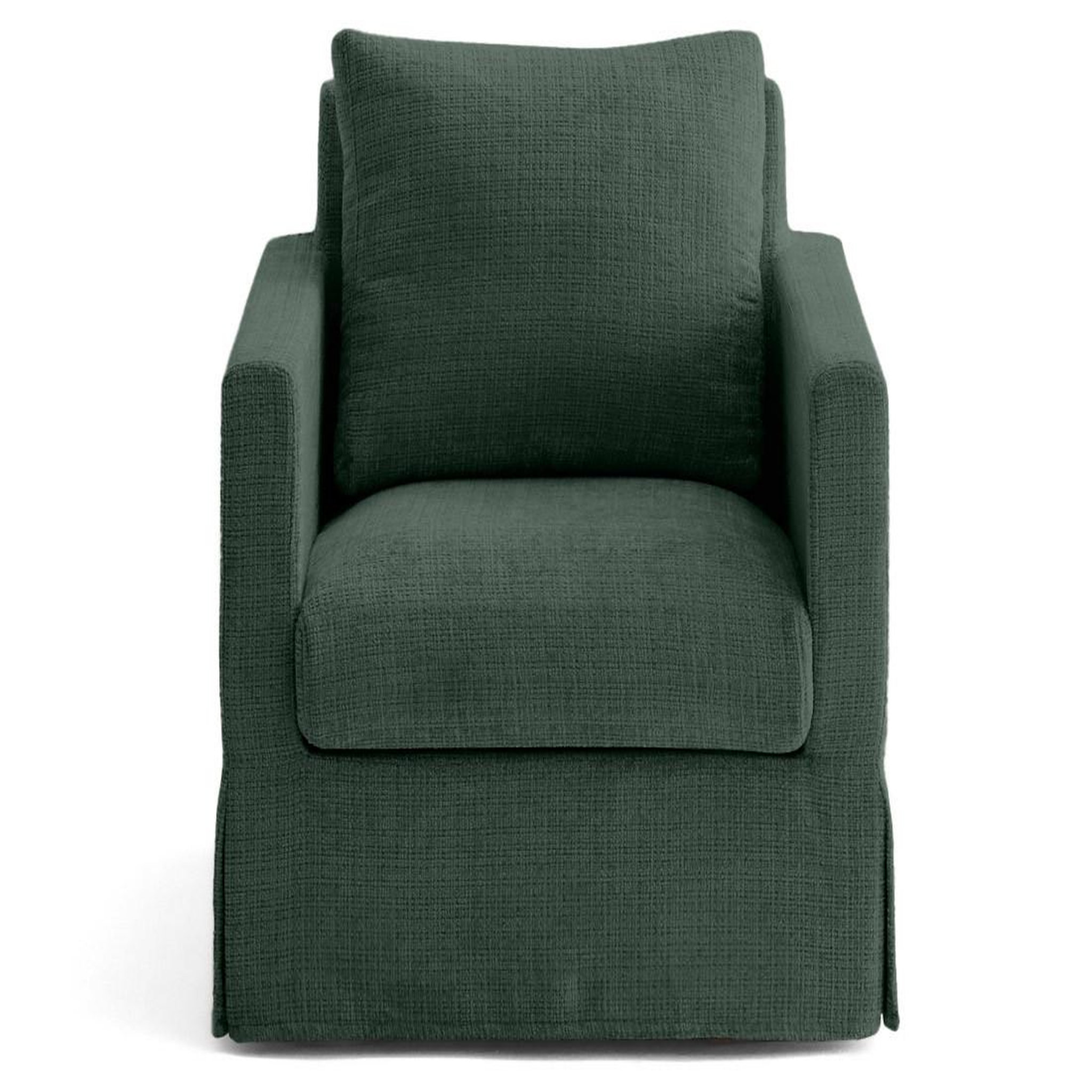 Voir la diapositive 1 : LISA DESIGN Serena - housse en velours texturé pour fauteuil