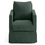 Voir la diapositive 1 : LISA DESIGN Serena - housse en velours texturé pour fauteuil