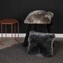 Voir la diapositive 3 : Paris Prix Coussin Imitation Fourrure  Sabah  40x40cm Anthracite
