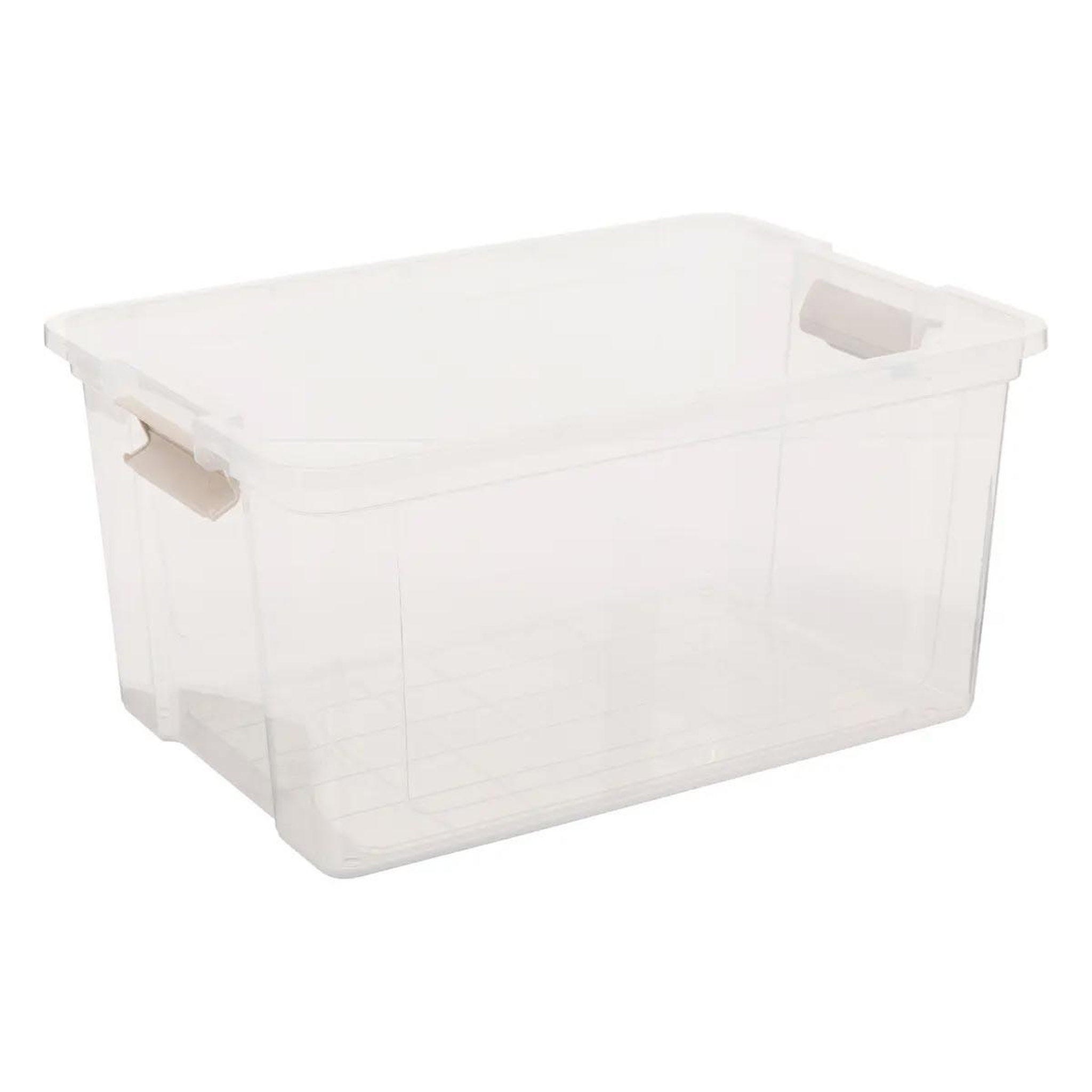 Voir la diapositive 4 : FIVE Lot de 2 boîtes de rangement  tide'n  30l transparent