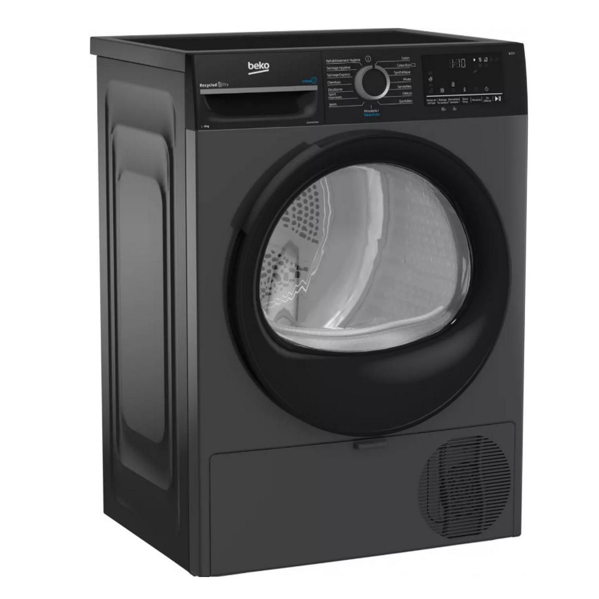 Beko Sèche-linge à pompe à chaleur 8kg 60cm - D34H28393A