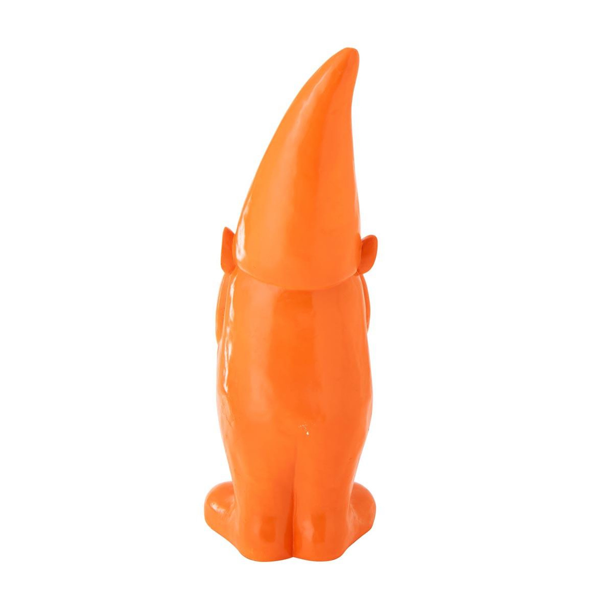 Voir la diapositive 2 : J-LINE Statue lutin d'extérieur  unie  142cm orange