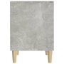 VIDAXL Table de chevet Gris beton 40x35x50 cm
