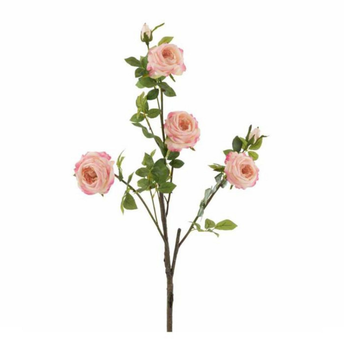 Paris Prix Fleur Artificielle  Roses & Feuilles  86cm Rose