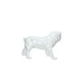 Paris Prix Statuette Déco  Bulldog  40cm Blanc