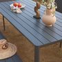 Voir la diapositive 5 : SWEEEK Table de jardin SACRAMENTO aluminium, 8 places, 220 x 100 x 75 cm