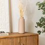 Voir la diapositive 2 : ATMOSPHERA Vase en Dolomite  Rily  30cm Nude