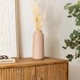 Voir la diapositive 2 : ATMOSPHERA Vase en Dolomite  Rily  30cm Nude