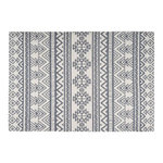 Paris Prix Tapis d'Extérieur Ethnique  Yoga  Anthracite & Ivoire. Coloris disponibles : Gris